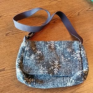 Snowflake sweater purse